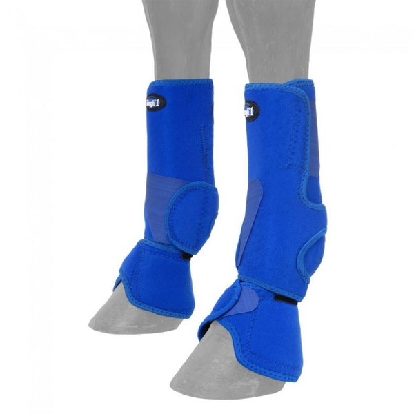 Tough-1 Combo Boots Blue MEDIUM