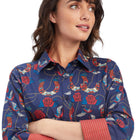 Ariat Women's Blue Kirby Stretch Shirt