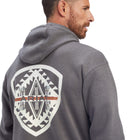 Ariat Men's Southwest Leather Hooded Sweatshirt