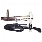 Tough-1  ROYAL KING BROW BAND HEADSTALL BOSAL/MECATE SET