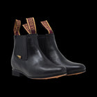 Botines Charros Para Joven Color Negro