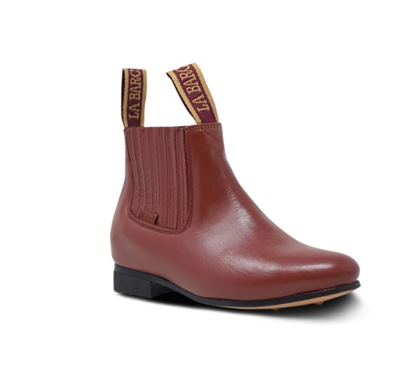 Botines Charros Para Joven Color ladrillo