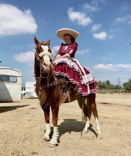 Escaramuza Bota Charra BOTA DE ESTILO ESCARAMUZA PARA DAMA EN