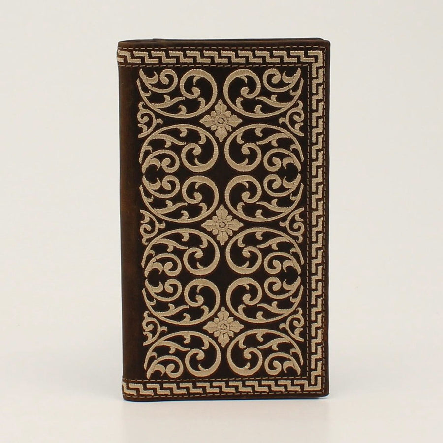 Rodeo Wallet W Cream Embroidered Stitching - N500024002