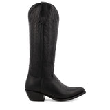 BLACK STAR WOMEN'S EDEN STITCHED ONYX WESTERN BOOT - POINTED TOE