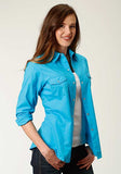 Roper Womens Western Shirt ~ Turquoise