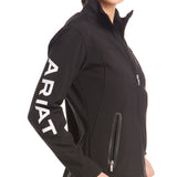 Ariat Ladies New Team Black Softshell Full-Zip Jacket