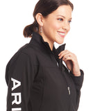 Ariat Ladies New Team Black Softshell Full-Zip Jacket