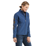 Ariat® Ladies New Team Marine Blue Heather Softshell Jacket 10032695