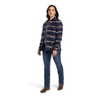 ARIAT WOMEN'S SHACKET SHIRT JACKET IN MOUNTAIN PEAK JCD. GIFT WITH PURCHASE Cozy Aloe-Infused House Sock 2 Pair Multi Color Pack