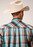 Roper Men's Western Men Shirt L/S West Made Collection 03-001-0062-0312 BU
