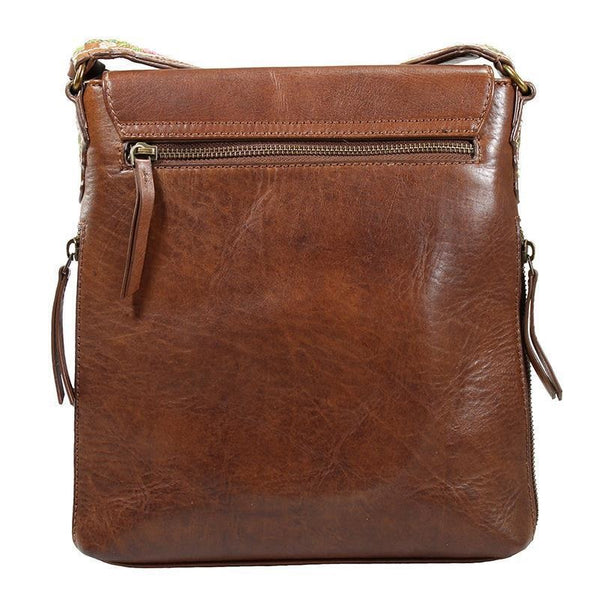 Ariat Western Women Crossbody Conceal Carry Embroidered Floral Brown A770011202