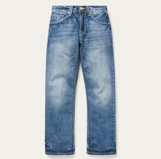 STETSON MEN'S 1312 FIT LIGHT WASH JEANS *FREE SHIPPING*