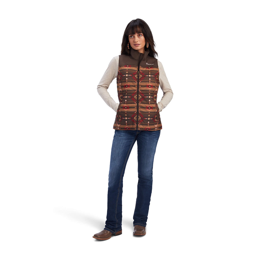 Ariat Women's Crius Insulated Vest Canyonlands 10041585 GIFT WITH PURCHASE Cozy Aloe-Infused House Sock 2 Pair Multi Color Pack