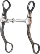 Equibrand Bit Logic 7 1/2" Engraved Silver Dogbone Horse Bit B by Classic Equine TBBIT37SS29