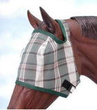 Tough-1 Plaid Mesh Fly Mask - HerraduraDeOro