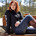 Ariat Ladies New Team Black Softshell Full-Zip Jacket