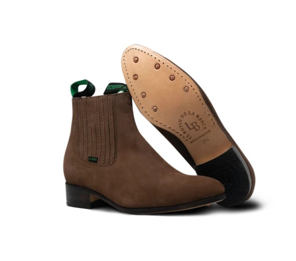 Botines Charros Para Hombre Color Cafe