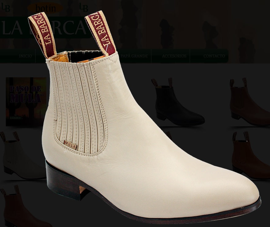 BOTINE CHARRO LA BARCA COLOR CHICLE BOTINES LA BARCA LIGHT TAN COLOR