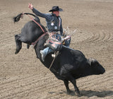 Pro 8.0 Bull Riding Glove  Black Heritage , HerraduraDeOro - HerraduraDeOro
