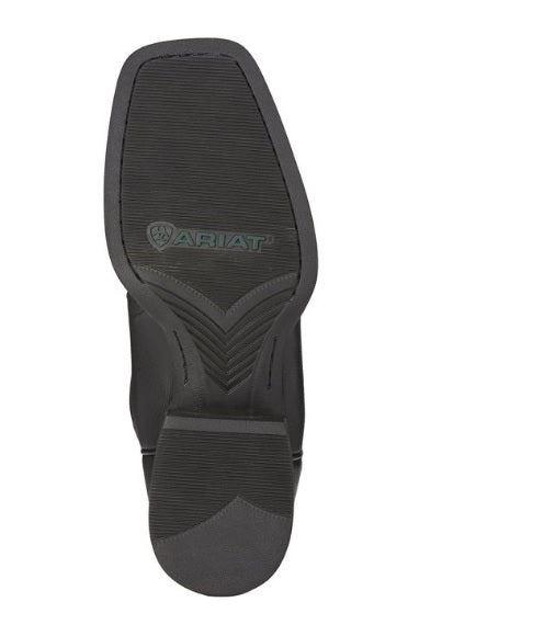 Ariat Black Sport Wide Square Toe Western Boot. , Ariat - HerraduraDeOro