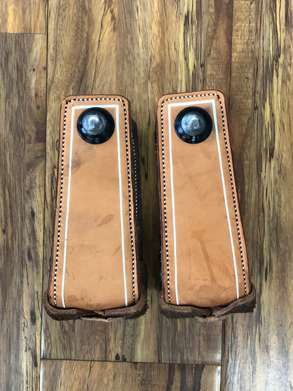 ESTRIBOS DE CHARRO. DE CURERO.  CHARRO LEATHER STIRRUPS , HerraduraDeOro - HerraduraDeOro