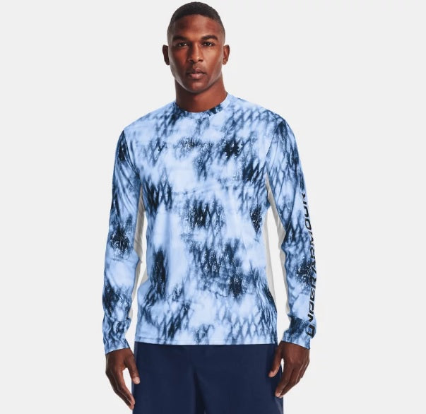 Men's UA Iso-Chill Shorebreak Camo Long Sleeve