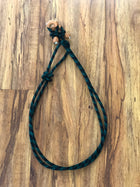RIENDAS CHARRAS VERDE CON NEGRO. GREEN AND BLACK CHARRO HORSE REINS , HerraduraDeOro - HerraduraDeOro