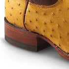 JUSTIN FULL QUILL OSTRICH SUNSET COWBOY BOOTS , HerraduraDeOro - HerraduraDeOro