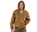 Carhartt Men's Duck Active Thermal-Lined Hooded Jacket, J131
