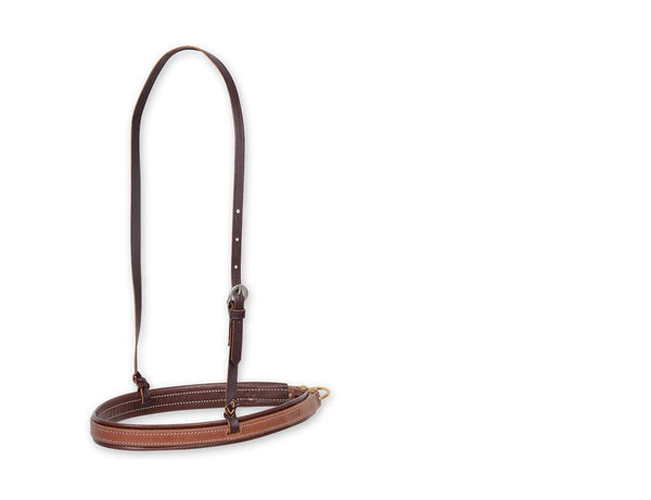 BOSAL DE LATIGO  DE TEAM ROPING. Martin Saddlery Harness Leather Noseband with Latigo Lining , HerraduraDeOro - HerraduraDeOro