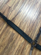 PRECHO PRETAL CHARRO DE VAQUETA PARA CABALLO. RICH BROWN CHARRO BREAST COLLAR , HerraduraDeOro - HerraduraDeOro