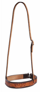 BOSAL DE DE TEAM ROPING CON CINCELADO.  PROFESSIONAL CHOICE SUNFLOWER TIEDOWN NOSEBAND , HerraduraDeOro - HerraduraDeOro
