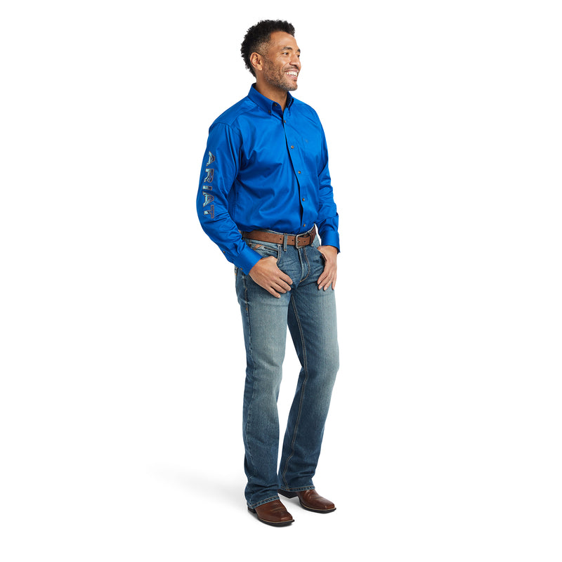 Ariat Team Logo Long-Sleeve Woven Twill Shirt 10042179
