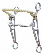 FRENO DE CABALLO CHARRO. FRENO BOSAL DE SOGA.  PROFESSIONAL CHOICE COMBINATION LIFTER - SKINNY SNAFFLE , HerraduraDeOro - HerraduraDeOro