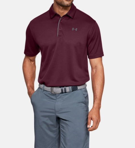 Men's Under Armour Tech Polo Maroon / Graphite / Graphite