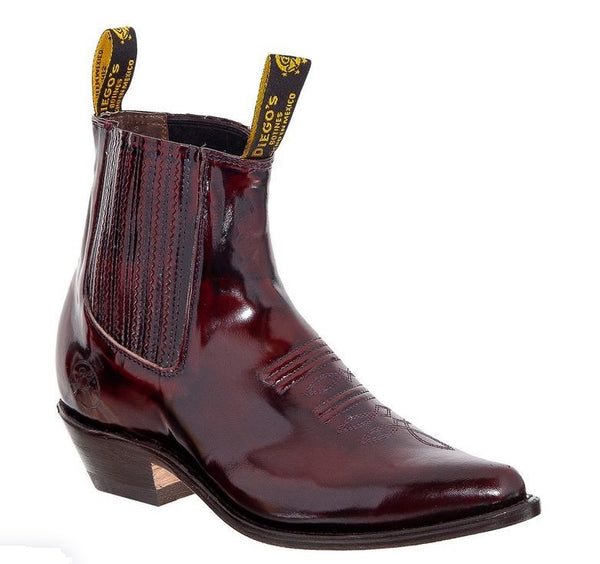 Botines De Cuero Acabado Camaleon *FREE SHIPPING*