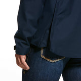 Ariat® Men's Coastal H2O Navy Blue Waterproof Hooded Jacket 10030340