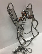 FRENO CHARRO . Mexican Unique Charro  Horse Bit , HerraduraDeOro - HerraduraDeOro