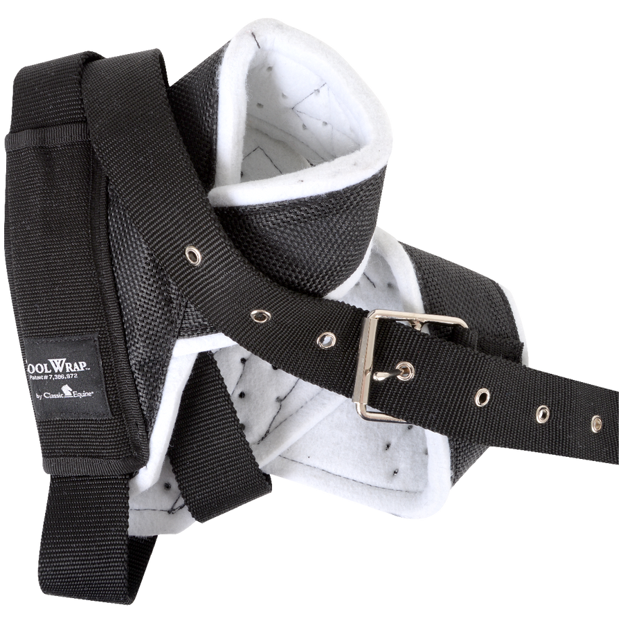 ENVOLTURA DE CURERNO PARA TEAM ROPING.  BLACK CLASSIC EQUINE VISION HORN WRAP , HerraduraDeOro - HerraduraDeOro