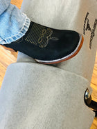 Botin Vaquero Negro Para Hombre