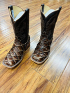 ANDERSON BEAN MENS CHOCOLATE BIG BASS BOOTS