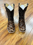 ANDERSON BEAN MENS CHOCOLATE BIG BASS BOOTS