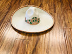 SOMBRERO DE CHARRO DE ADULTO COLOR HUESO CON TOQUILLA Y RIBETE CALADA