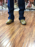 BOTINE CHARRO COLOR VERDE. MEXICAN ANKLE BOOTS