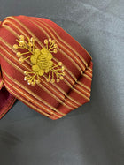 MOŇO CHARRO ROJO BORDADO EN ORO A MANO . RED CHARRO TIE