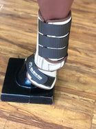 CANILLERAS DE CABALLO CAFE CON CAMPANA .TAN NEOPRENE HORSE COMBO BOOTS