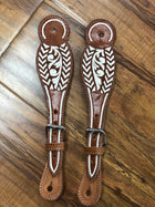 CORRENONES DE PITA CHARROS. PITA CHARRO SPUR STRAPS , HerraduraDeOro - HerraduraDeOro
