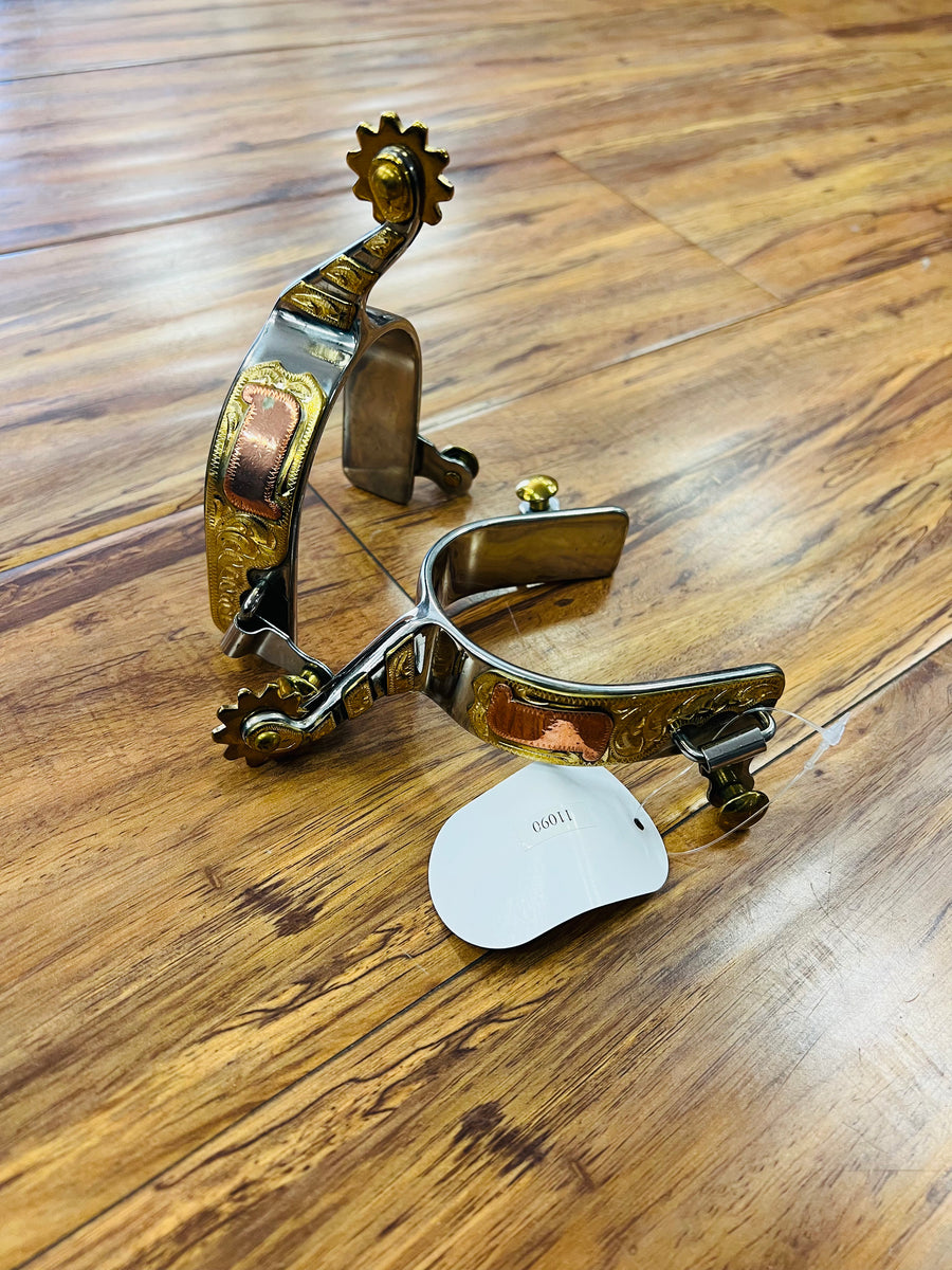 Stainless Steel Roping Spurs