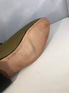BOTINE CHARRO COLOR VERDE.  MEXICAN ANKLE BOOTS , HerraduraDeOro - HerraduraDeOro